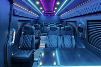 Evansville Sprinter Bus Interior